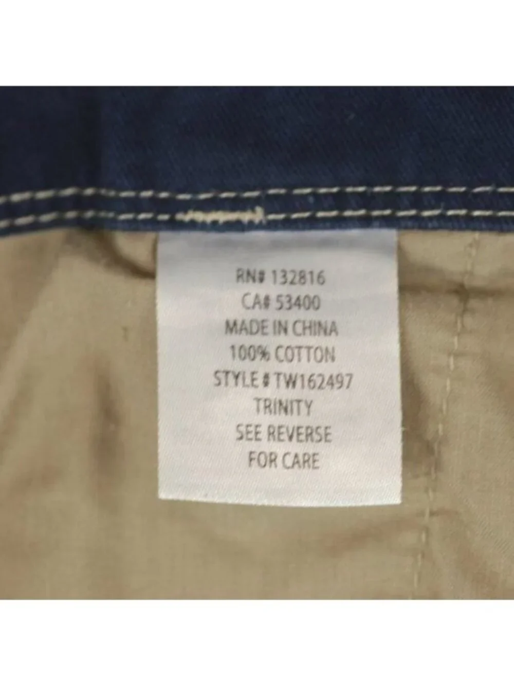 Trinity Men's Size 42 Tan Cotton Flat Front Casual Cargo Shorts
